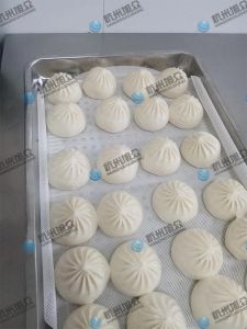旭眾包子機上門安裝，現(xiàn)場調(diào)試完成成型效果棒！